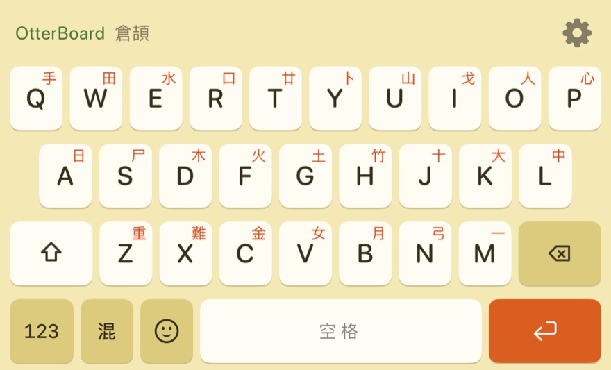 柑主題鍵盤